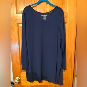 Chico's Deep Navy Long Sleeve Top